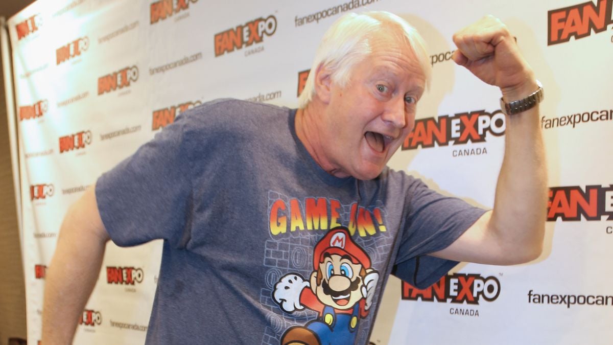 Charles Martinet, the voice of Mario from the Mario Bros. games, at Fan Expo Canada 2016