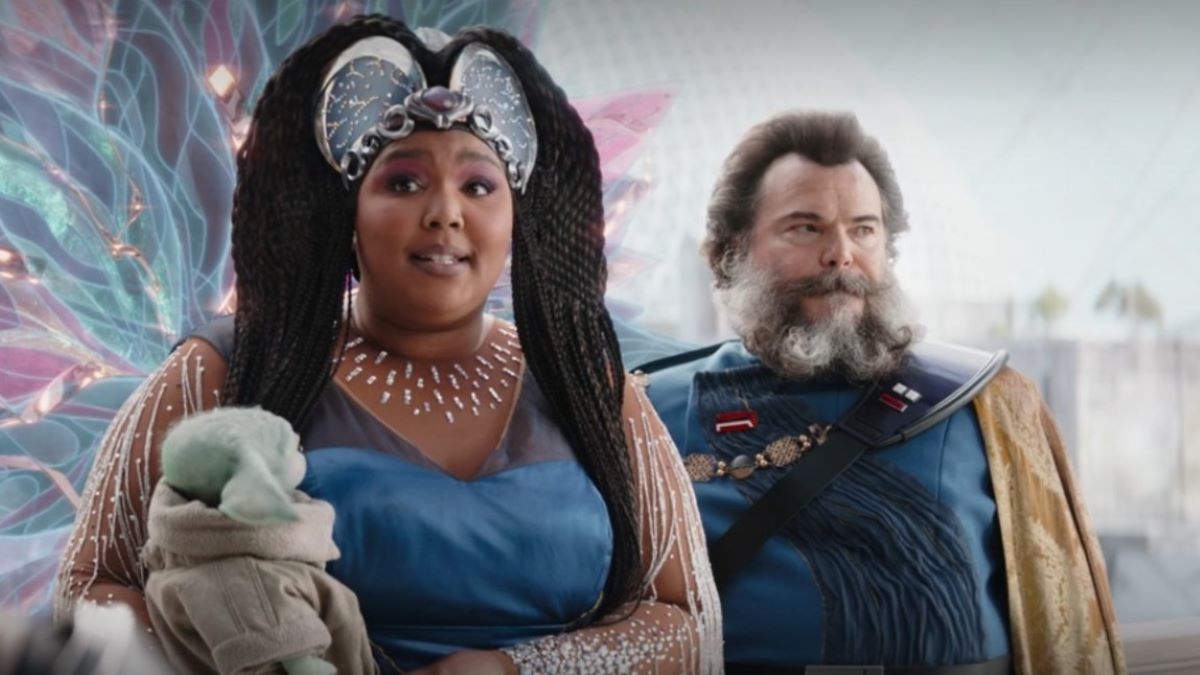 Jack Black and Lizzo in 'The Mandalorian'