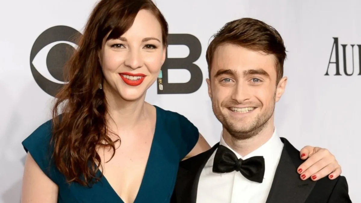 Erin Darke and Daniel Radcliffe at awards