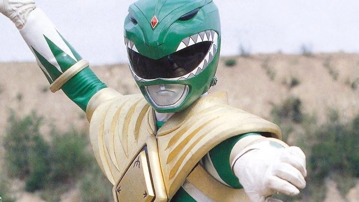 Green Ranger from the Mighty Morphin Power Rangers capture…