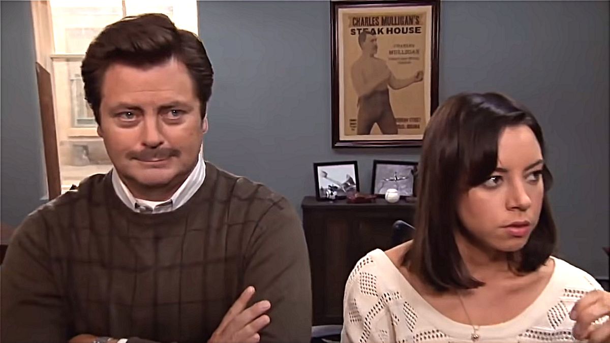 April e Ron Parks and Rec