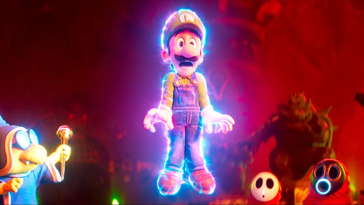 Charlie Day as Luigi in 'The Super Mario Bros. Movie'