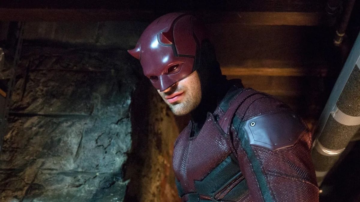 Matt Murdock in his red suit in Netflix's Daredevil.