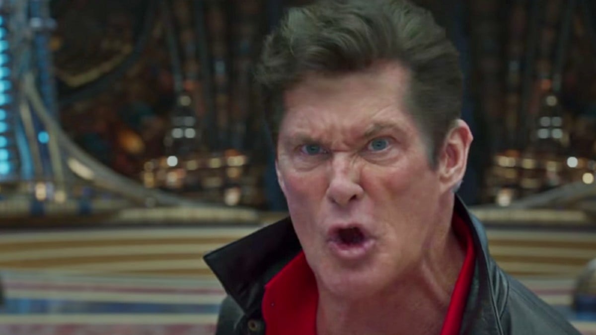 David Hasselhoff in guardians of the galaxy