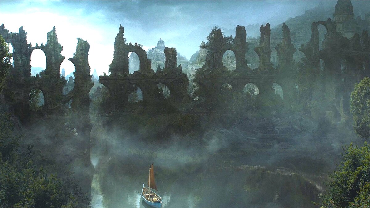 The ruins of Valyria.