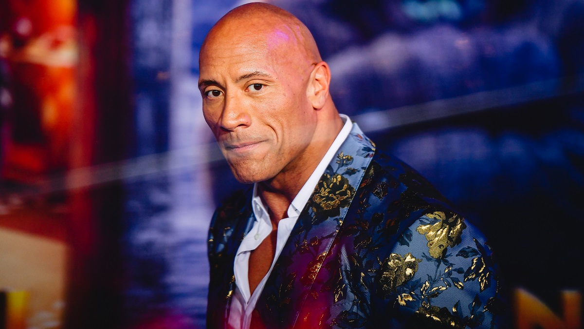 HOLLYWOOD, CALIFORNIA - DECEMBER 09: (EDITORS NOTE: Image has been edited using digital filters) Dwayne Johnson attends the premiere of Sony Pictures' "Jumanji: The Next Level" on December 09, 2019 in Hollywood, California.
