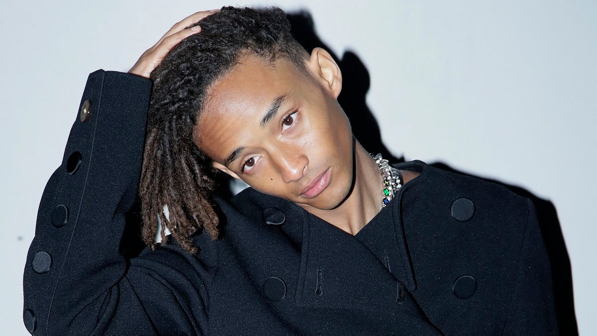 SEOUL, SOUTH KOREA - APRIL 29: Jaden Smith attends the Louis Vuitton Pre-Fall 2023 Show on the Jamsugyo Bridge at the Hangang River on April 29, 2023 in Seoul, South Korea.