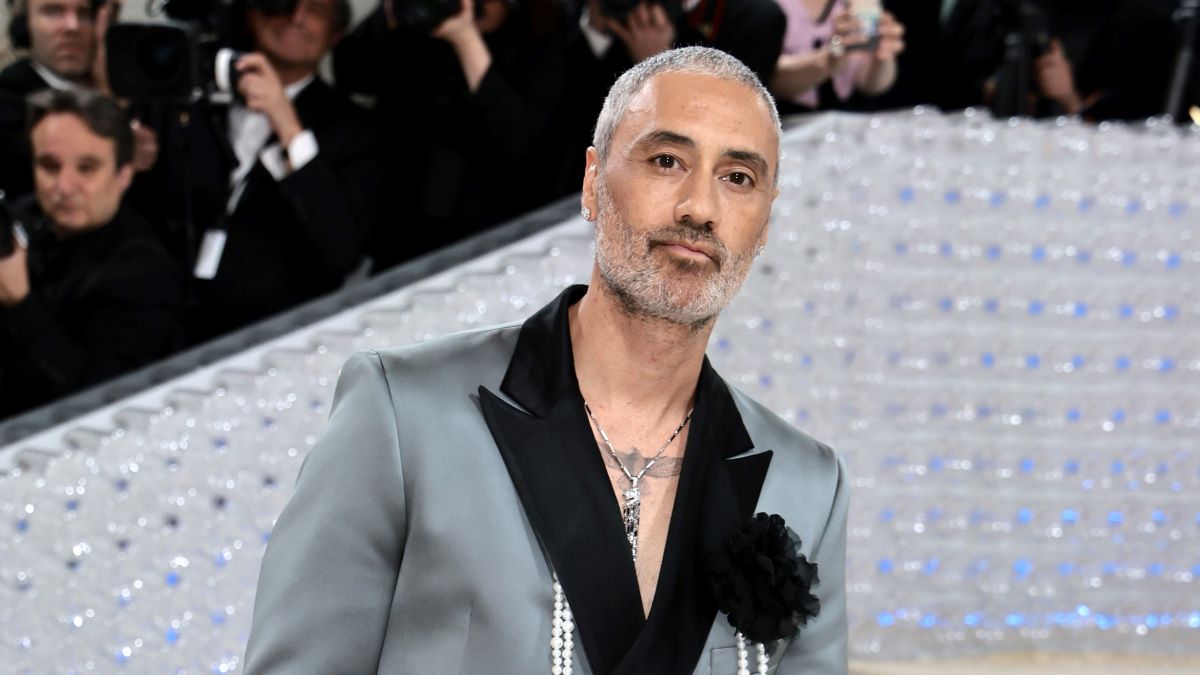 Taika Waititi attends The 2023 Met Gala Celebrating "Karl Lagerfeld: A Line Of Beauty" at The Metropolitan Museum of Art on May 01, 2023 in New York City. (Photo by Jamie McCarthy/Getty Images)