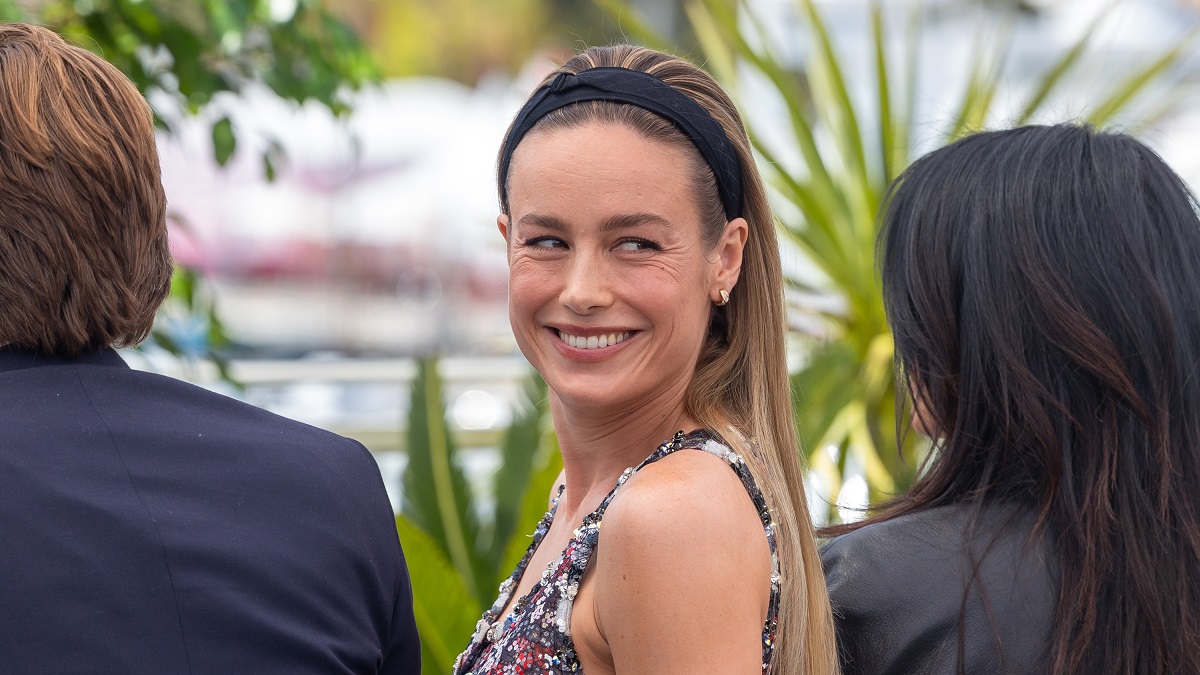 CANNES, FRANCE - MAY 16: Member of the Jury Brie Larson attends the jury photocall at the 76th annual Cannes film festival at Palais des Festivals on May 16, 2023 in Cannes, France.