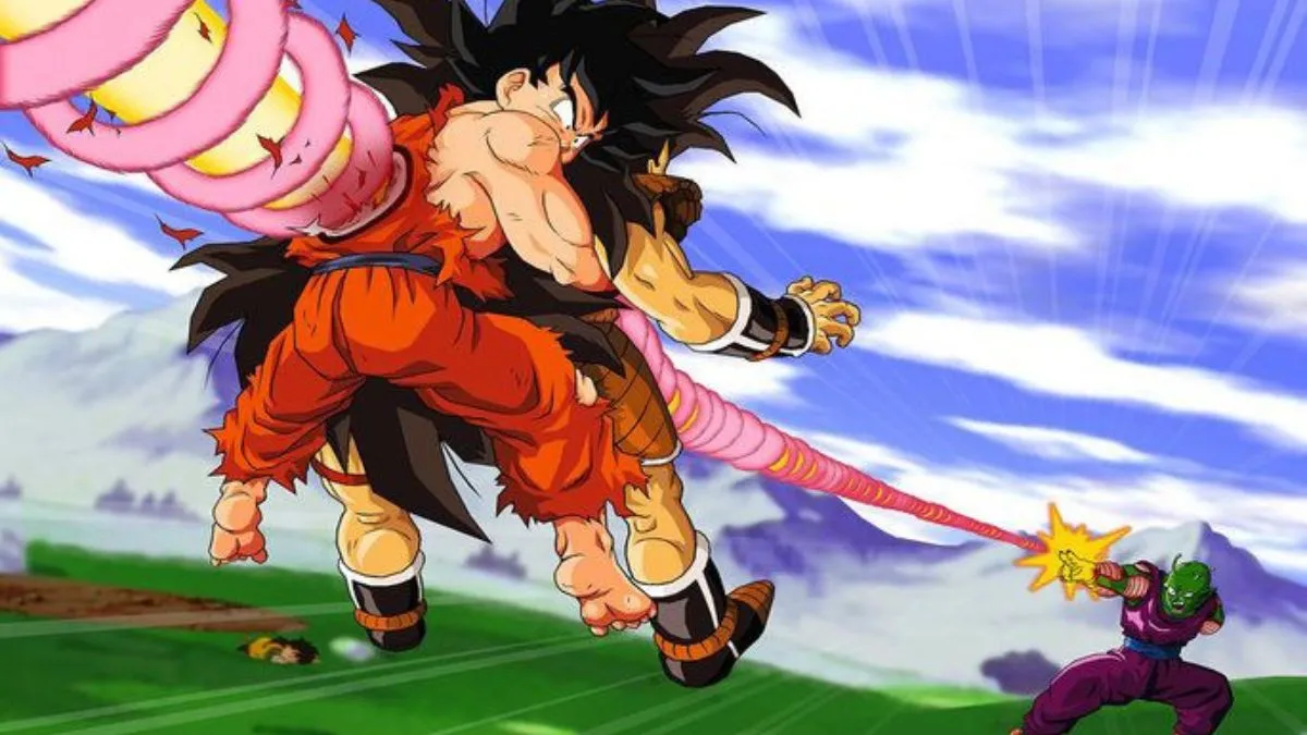 Goku against Raditz