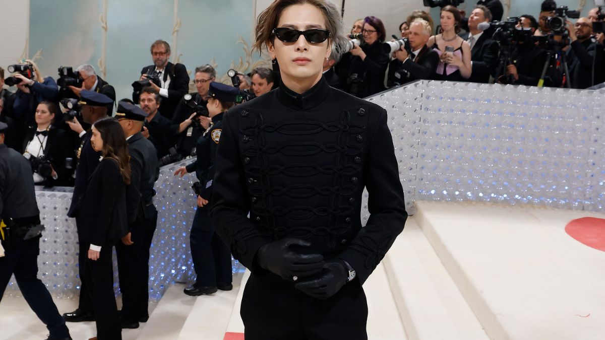 NEW YORK, NEW YORK - MAY 01: Jackson Wang attends the 2023 Costume Institute Benefit celebrating "Karl Lagerfeld: A Line of Beauty" at Metropolitan Museum of Art on May 01, 2023 in New York City.