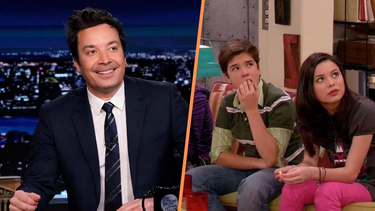 Jimmy Fallon and icarly