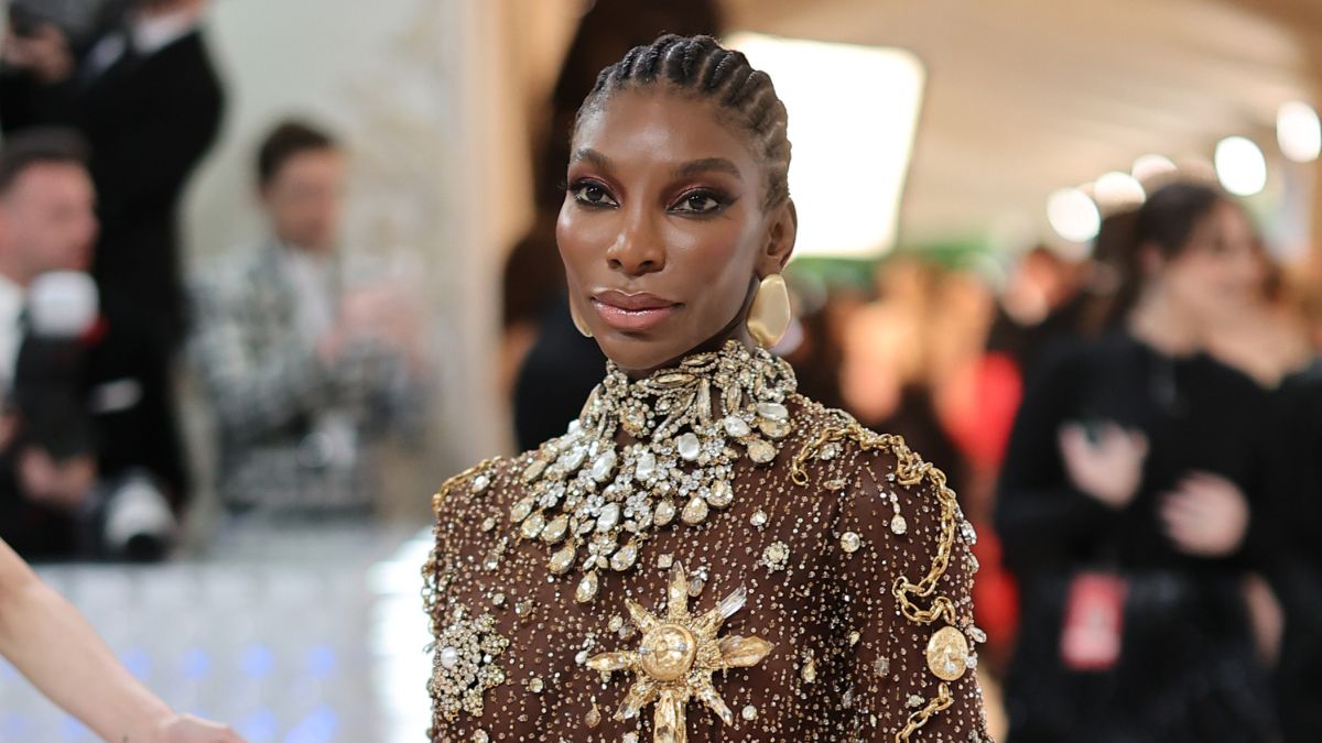 NEW YORK, NEW YORK - MAY 01: Michaela Coel attends The 2023 Met Gala Celebrating "Karl Lagerfeld: A Line Of Beauty" at The Metropolitan Museum of Art on May 01, 2023 in New York City. 