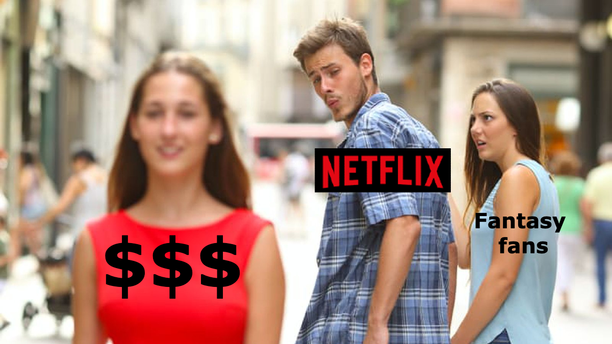 Distracted boyfriend - Netflix