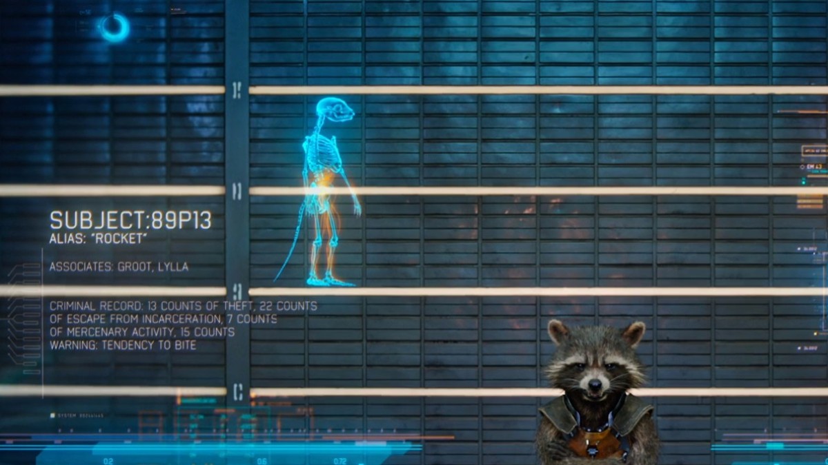 Rocket in Guardians of the Galaxy
