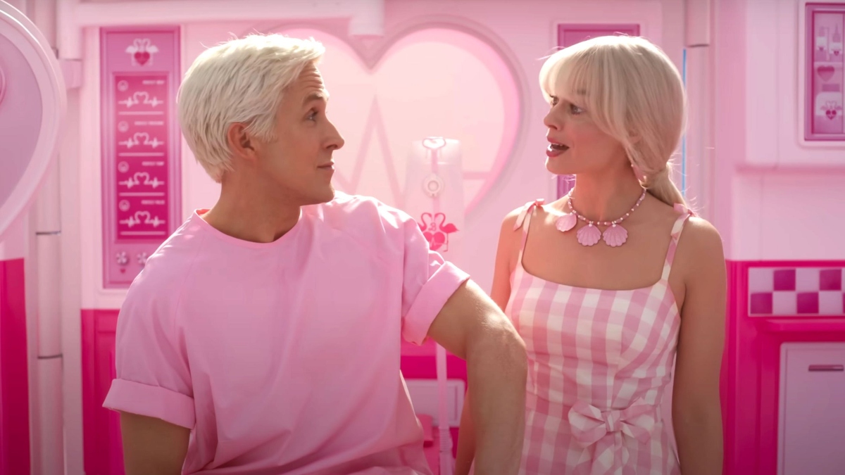 Ryan Gosling and Margot Robbie in Barbie