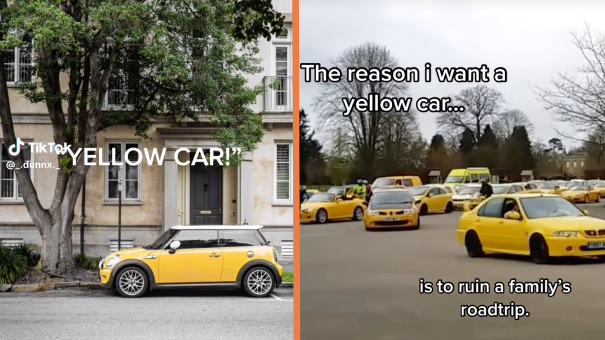 Yellow car trend
