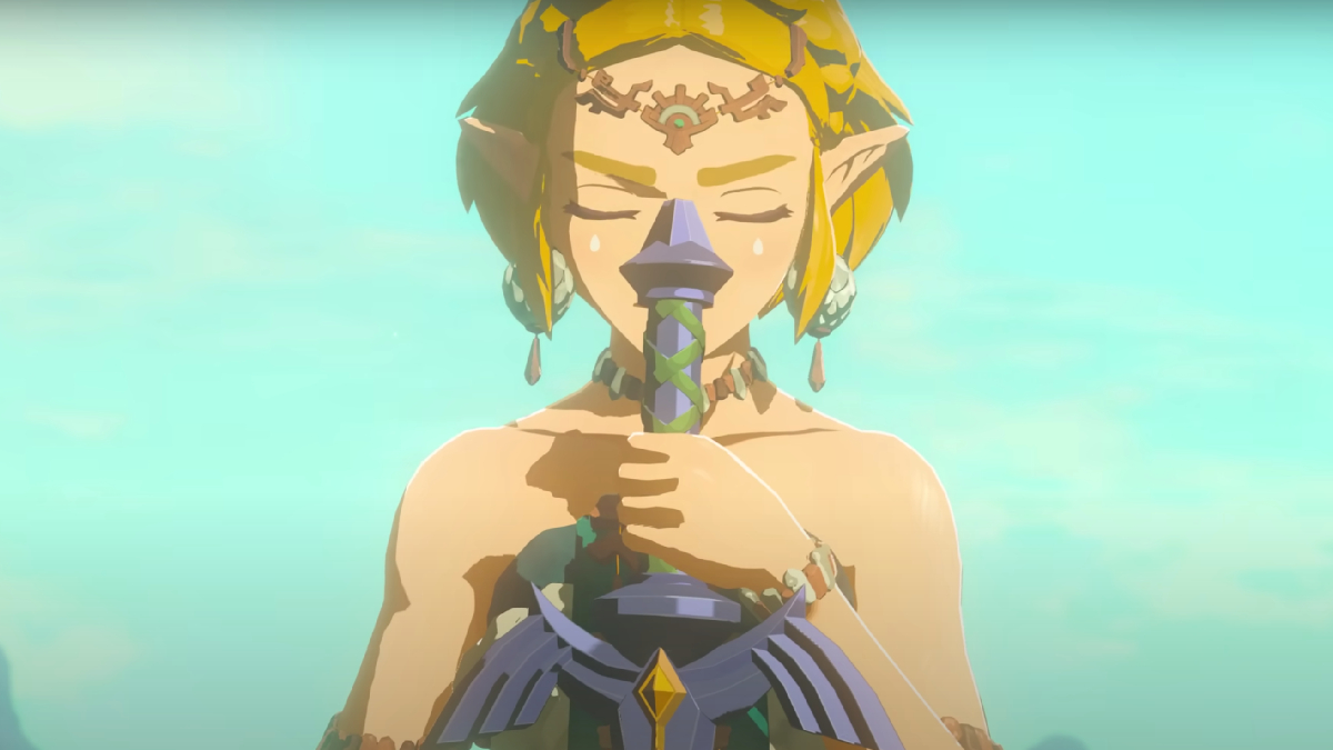 Zelda with the Master Sword