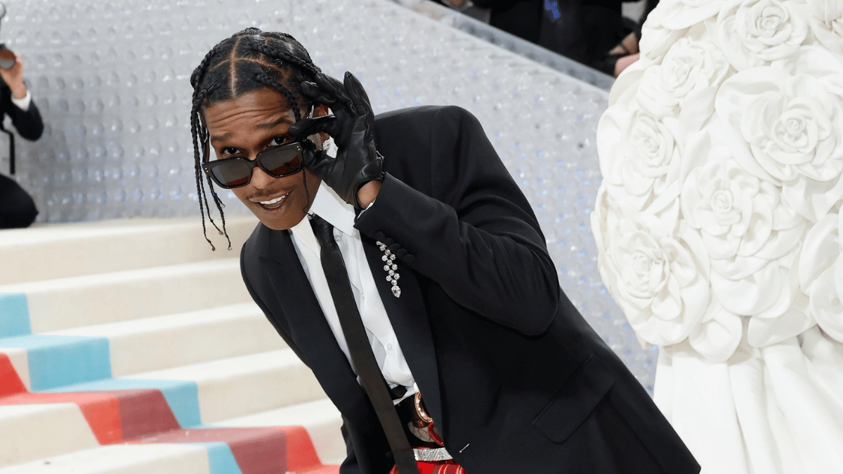 A$AP Rocky at the 2023 Met Gala