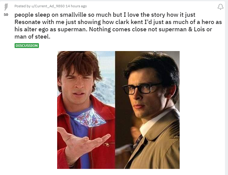 Smallville Reddit post