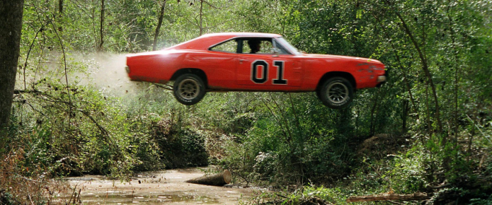 A highway accident scene begets a real-life ‘Dukes of Hazzard’ stunt