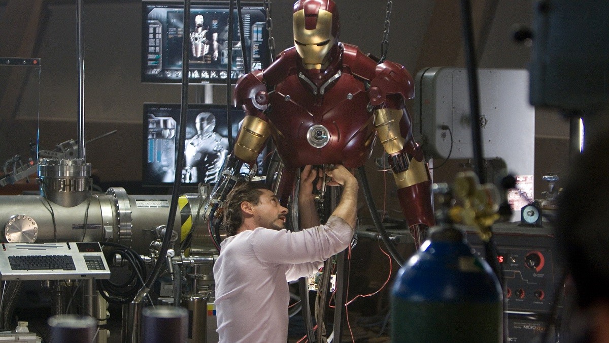 Robert Downey Jr. as Tony Stark in "Iron Man"