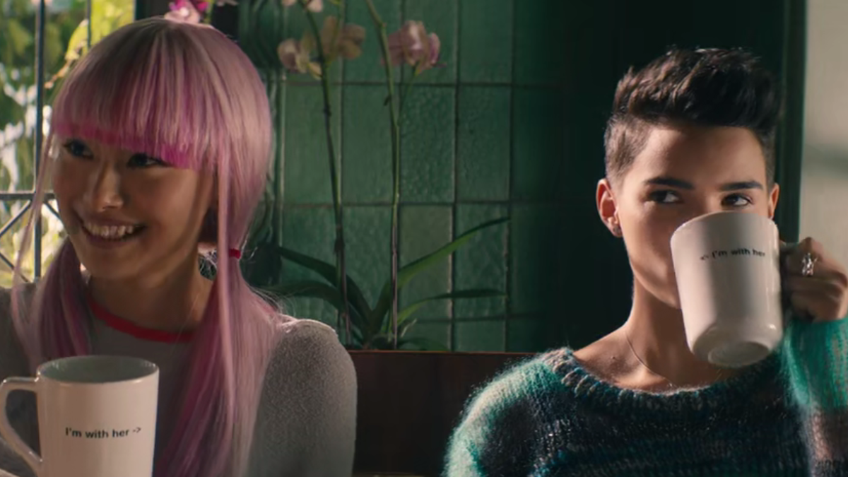 Shioli Kutsuna and Brianna Hildebrand as Yukio and Negasonic Teenage Warhead in 'Deadpool 2'