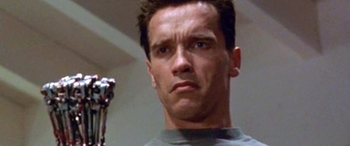 The end is well and truly nigh as ‘Terminator’ icon Arnold Schwarzenegger endorses the machine uprising