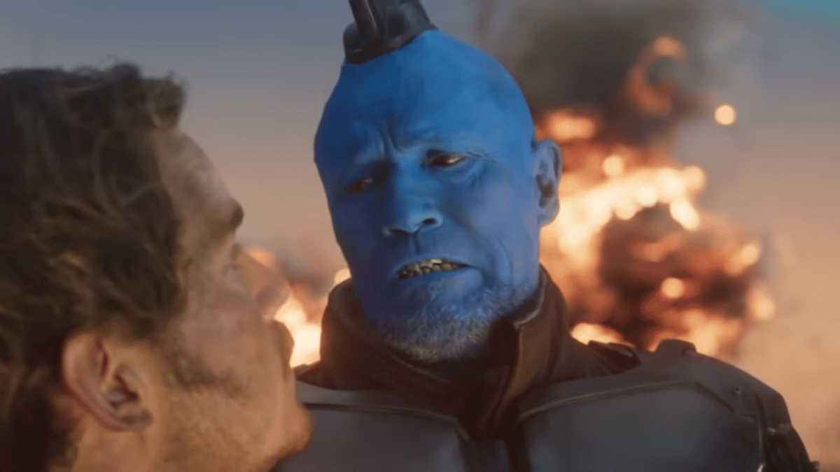 Yondu holds Peter in 'Guardians of the Galaxy Vol. 2'