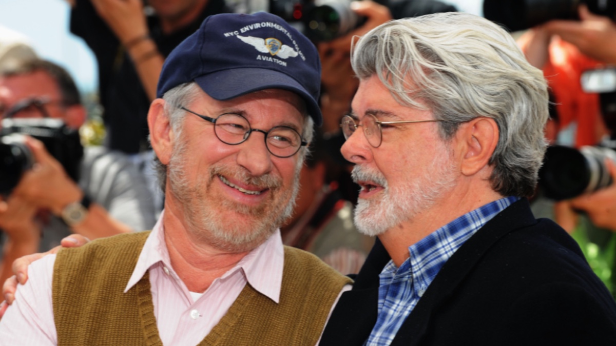 Steven Spielberg and George Lucas