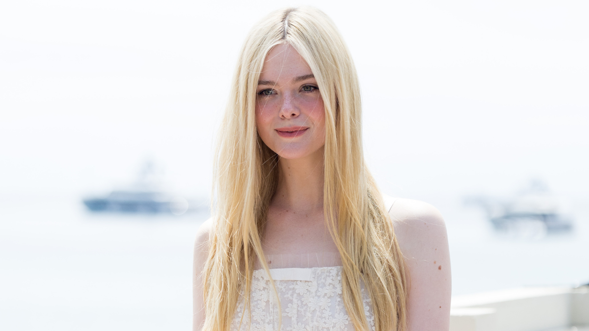 CANNES, FRANCE - MAY 18: Elle Fanning is seen at Hotel Martinez during the 76th Cannes film festival on May 18, 2023 in Cannes, France.