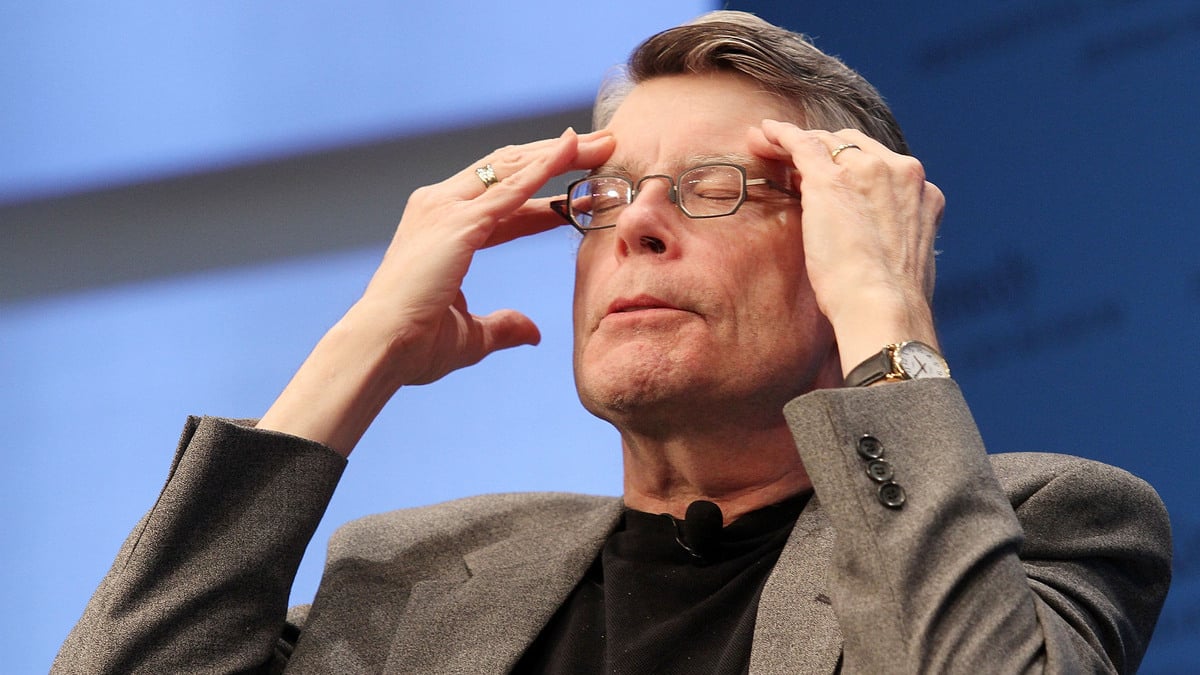 Stephen King reads from his new fiction novel "11/22/63: A Novel" during the "Kennedy Library Forum Series" at The John F. Kennedy Presidential Library and Museum on November 7, 2011