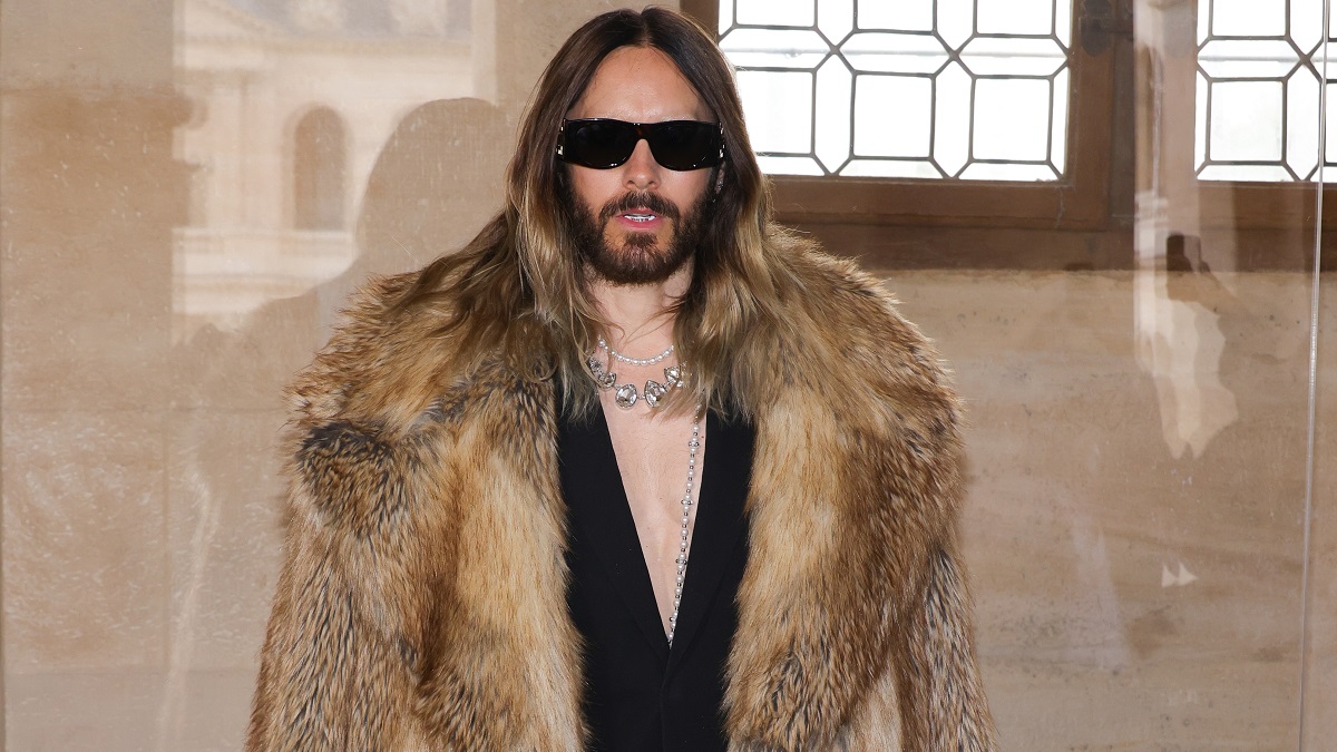 PARIS, FRANCE - JUNE 22: (EDITORIAL USE ONLY - For Non-Editorial use please seek approval from Fashion House) Jared Leto attends the Givenchy Menswear Spring/Summer 2024 show as part of Paris Fashion Week on June 22, 2023 in Paris, France.