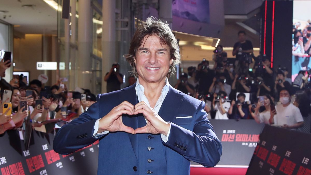 Tom Cruise attends the "Mission: Impossible – Dead Reckoning Part One" Korea Premiere at the Lotte World Mall on June 29, 2023, in Seoul, South Korea. (Photo by Han Myung-Gu/Getty Images for Paramount pictures)