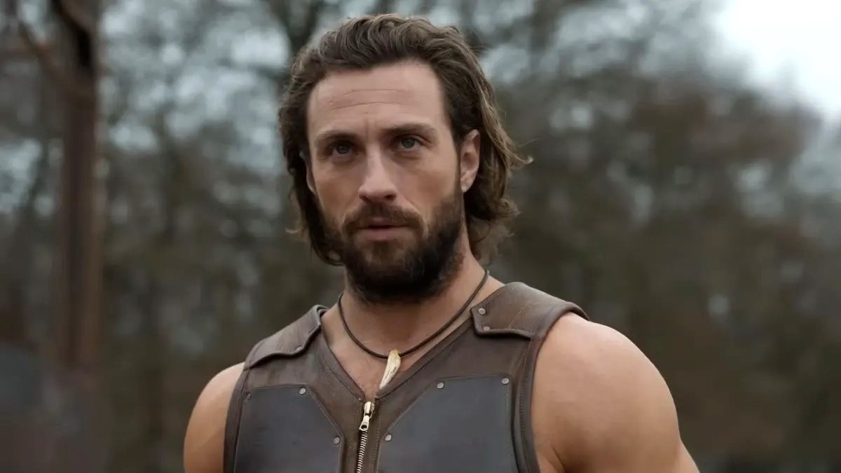 Aaron Taylor-Johnson como Kraven, o Caçador