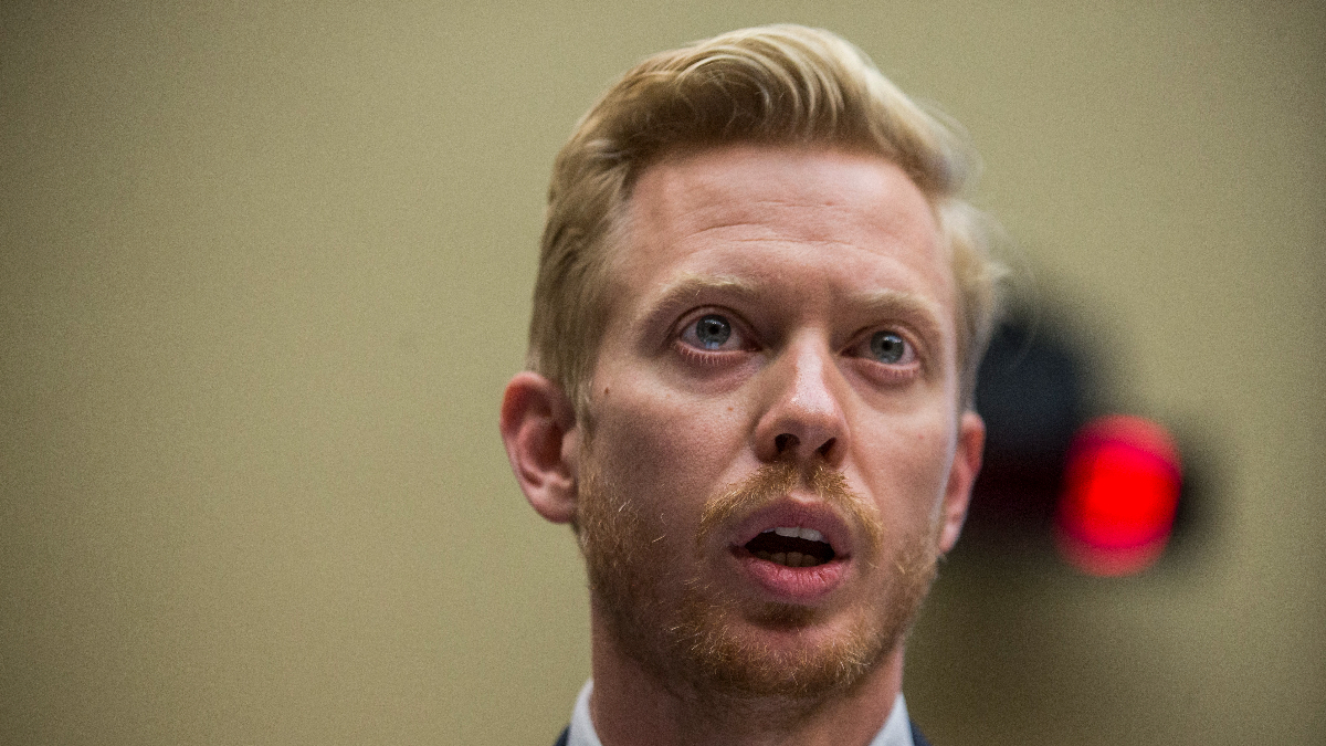 Reddit Inc. co-founder and CEO Steve Huffman speaks during a hearing with the House Communications and Technology and House Commerce Subcommittees on Capitol Hill on October 16, 2019 in Washington, DC. The hearing investigated measures to foster a healthier internet and protect consumers.