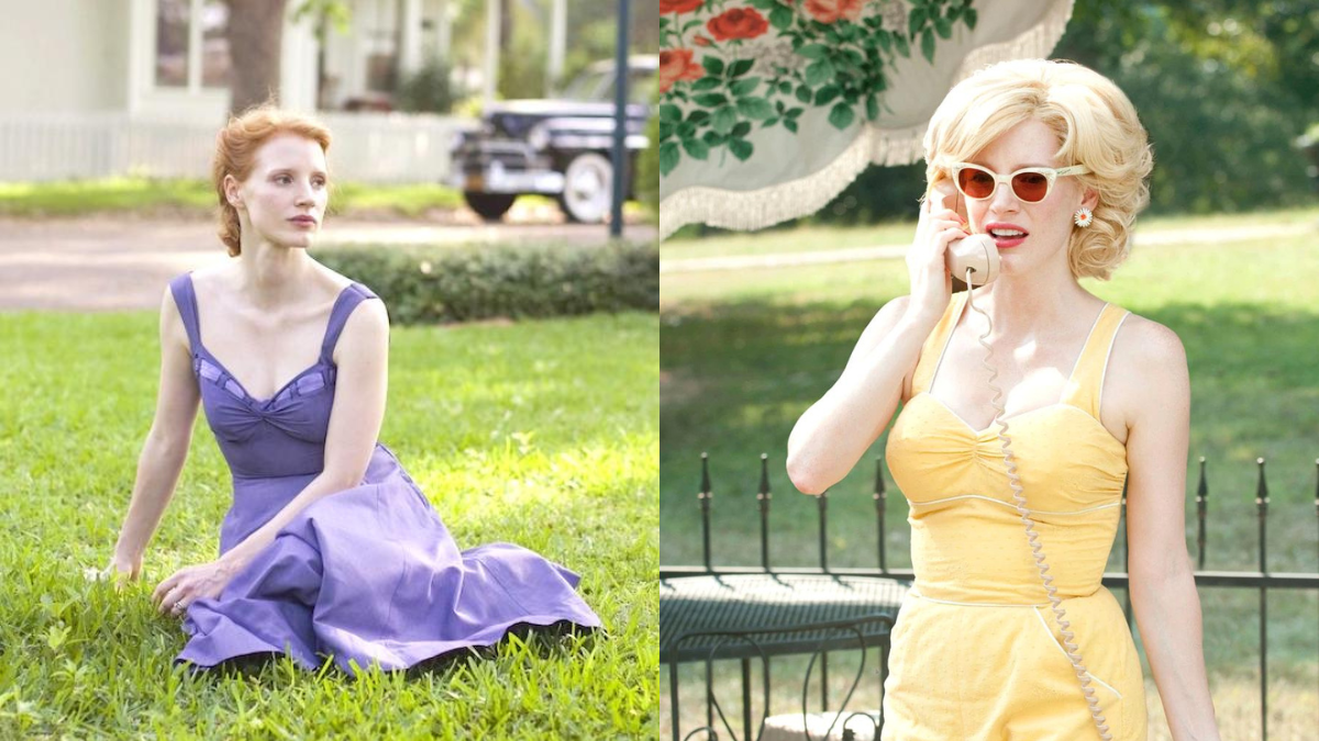 Jessica Chastain in 'The Tree of Life' and 'The Help'