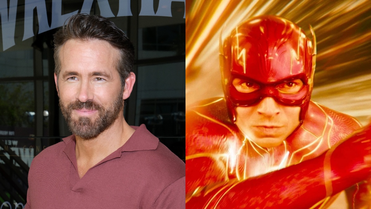 Ryan Reynolds/Ezra Miller as the Flash
