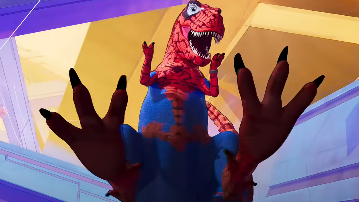 Spider-Rex in 'Spider-Man: Across the Spider-Verse'