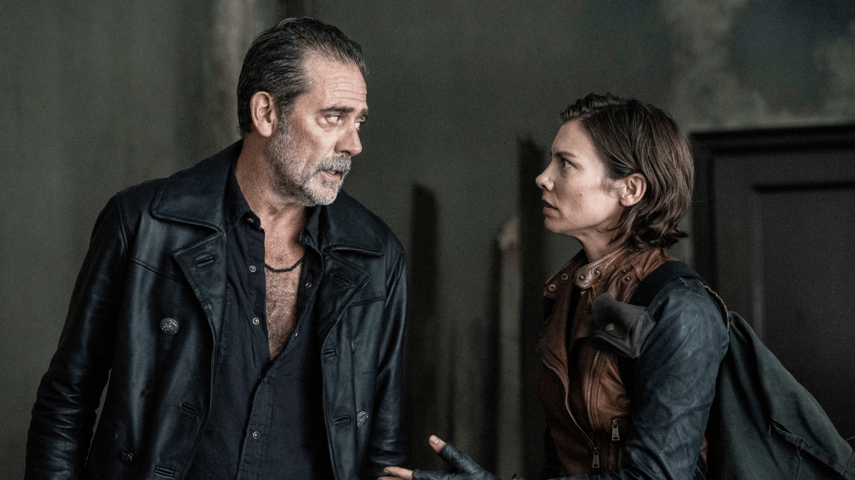 Negan (Jeffrey Dean Morgan) and Maggie (Lauren Cohan) in 'The Walking Dead: Dead City