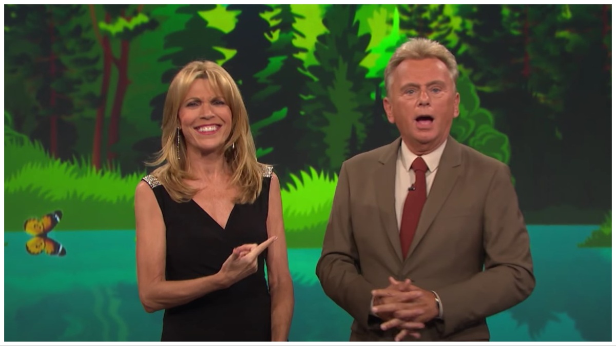 Vanna White and Pat Sajak