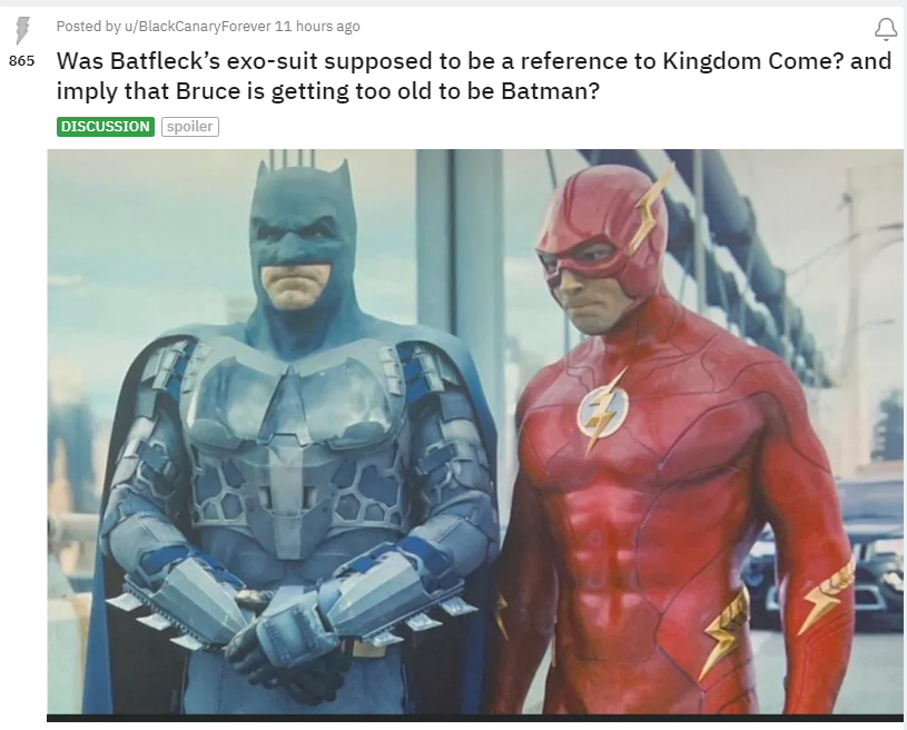 Batman Reddit post