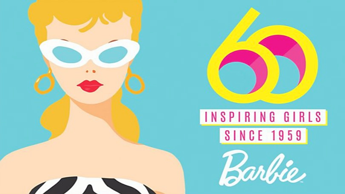 Barbie 60 year anniversary picture