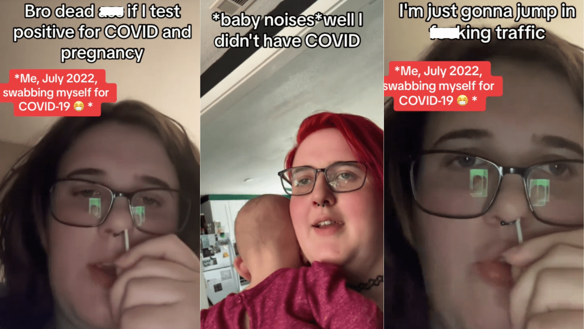 ‘My Jaw Dropped’ Person Who Tested for COVID and Pregnancy at the Same