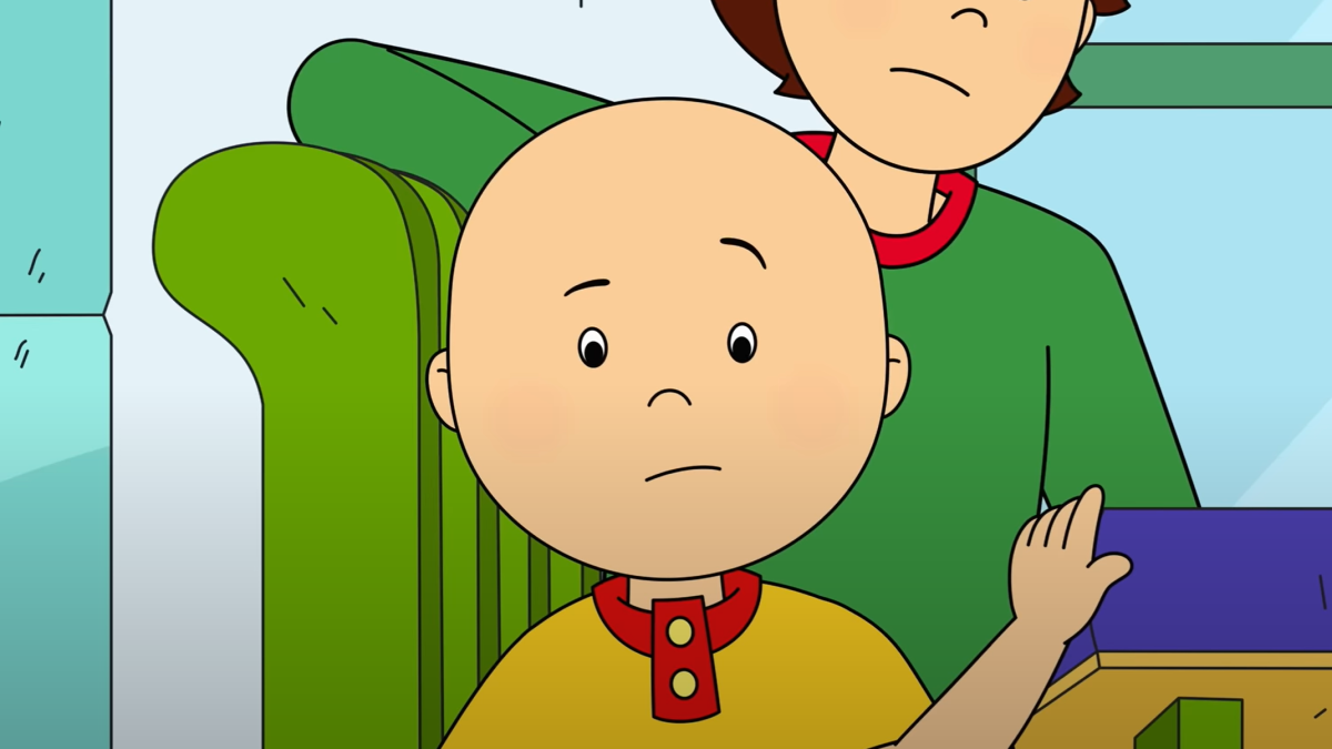 Why is Caillou Bald?