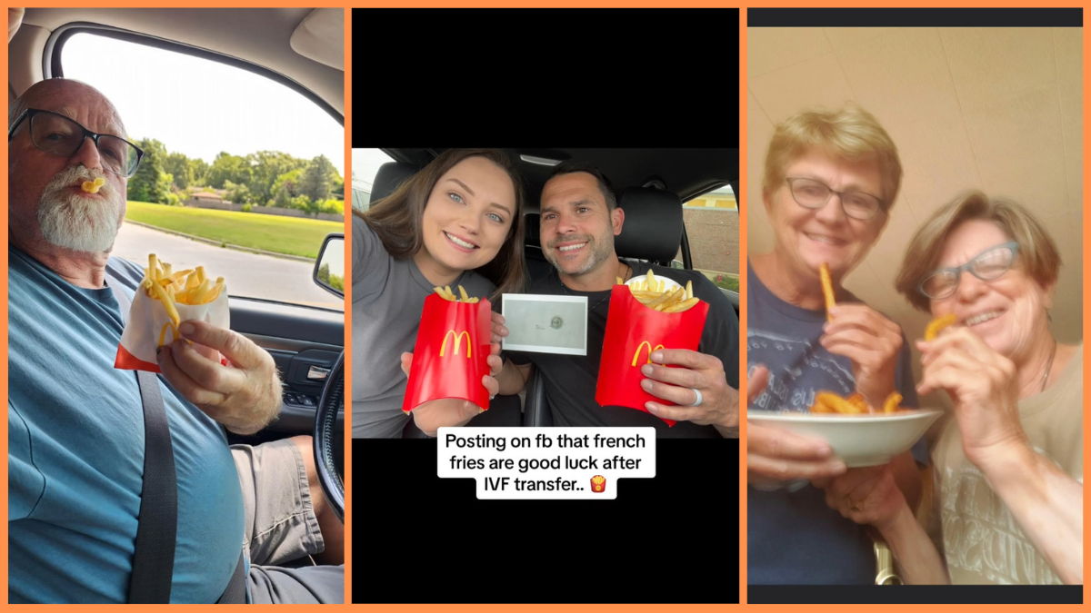 Eating Fries For You': Couple's Supportive Family Inadvertently Creates The  Decade's Best McDonalds' Commercial