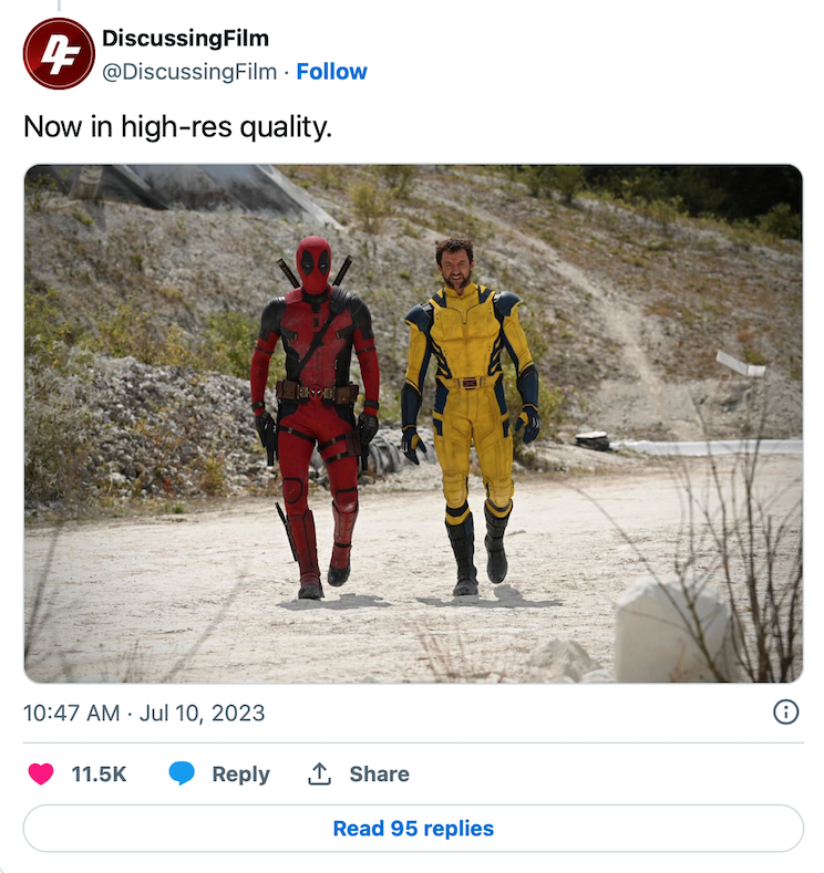 Deadpool Tweet 2