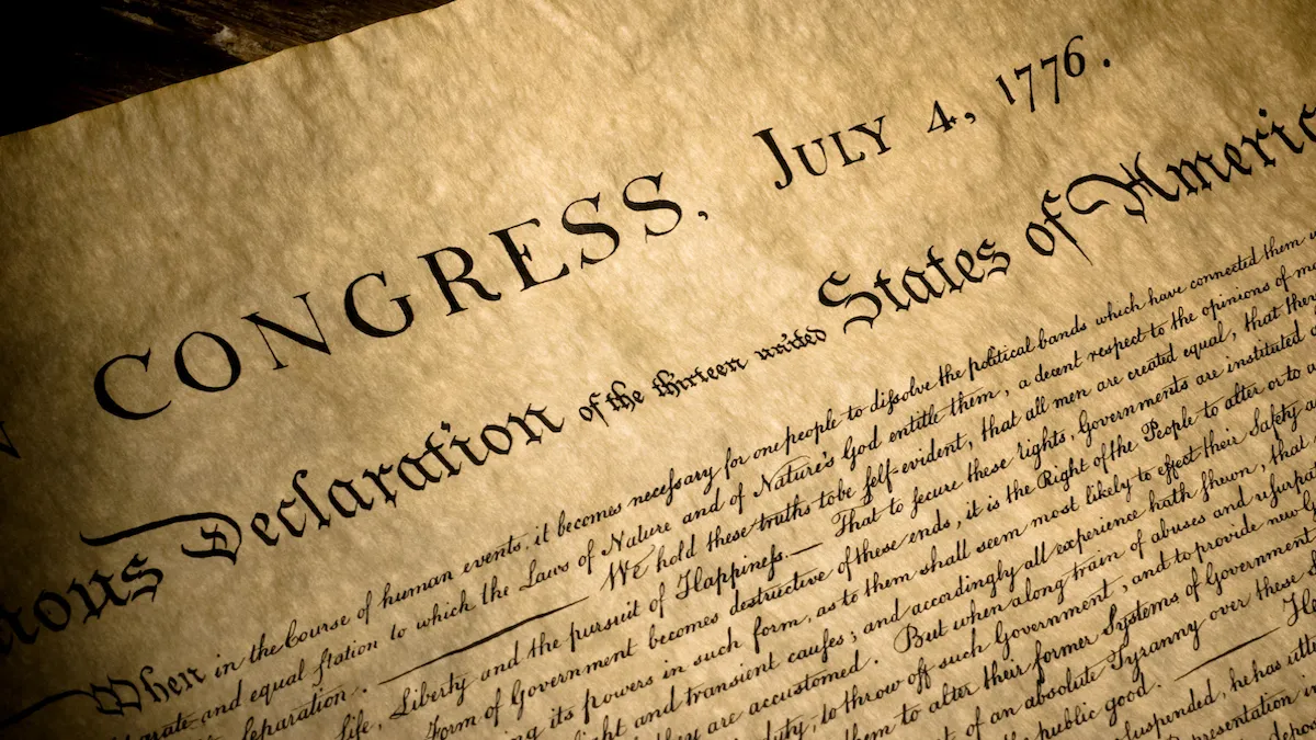 The United States of America's Declaration of Independence