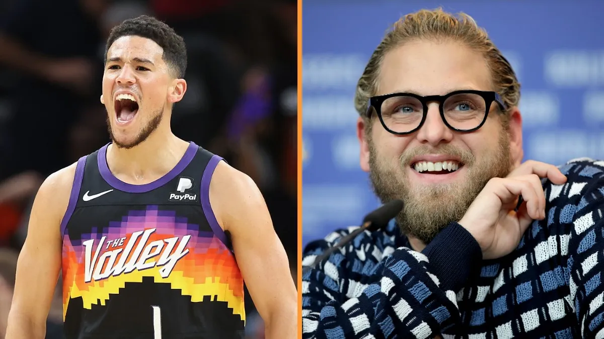 Devin Booker and Jonah Hill