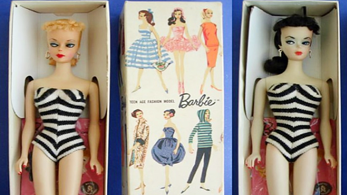 First Barbie doll